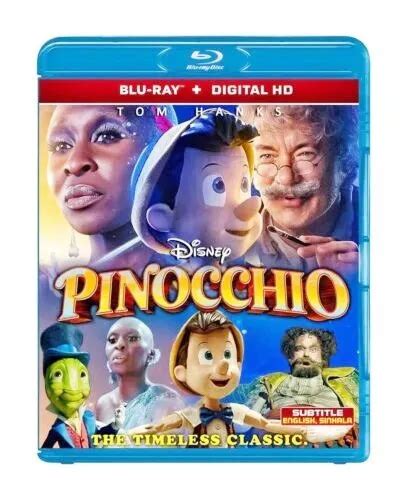 PINOCCHIO 2022 TOM Hanks New Adventure Movie Blu-ray Free Shipping EUR