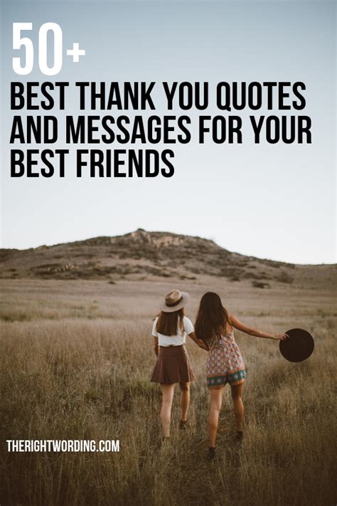 50 Best Thank You Messages For Your Friends To Show Your Gratitude
