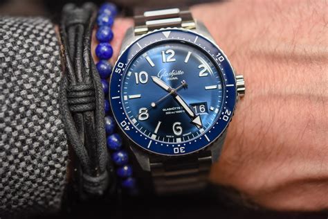 hands on glashütte original seaq collection of dive watches live pics specs and price