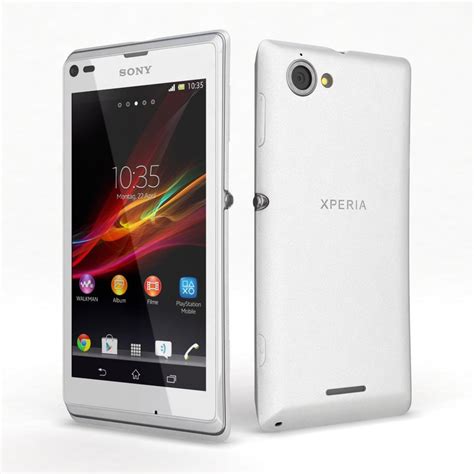 3d sony xperia l white