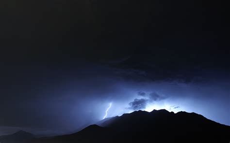 Photography Nature Landscape Mountain Hill Storm Lightning