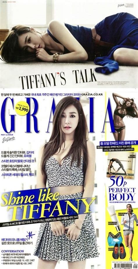 Tiffany Graces The Cover Of Grazia Tiffany Grazia Snsd