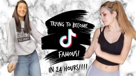 Trying To Become Tiktok Famous In 24 Hours Youtube
