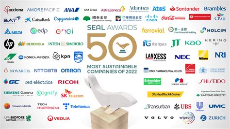 Top Most Sustainable Companies In The World Honored At Seal Sustainability Awards