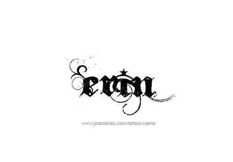 Erin Name Tattoo Designs