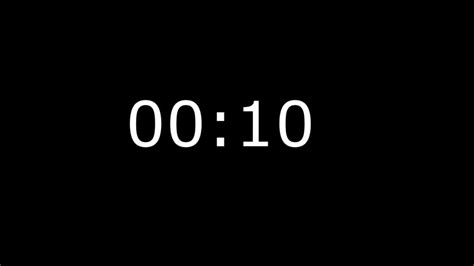 10 Saniyelik Geri Sayım Sayacı Ten Second Countdown Timer Youtube