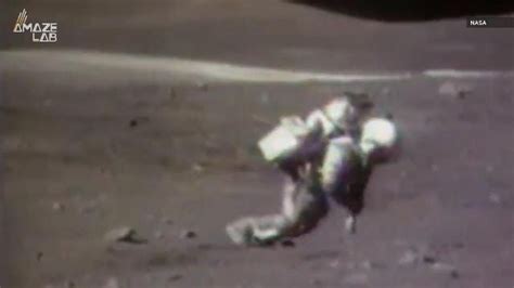 Watch Astronauts Fall On The Moon In The Best Blooper Reel Ever