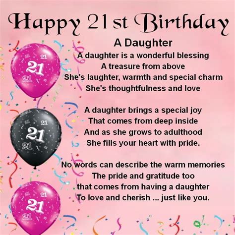 Female 21st birthday wishes for daughter. Happy 21st Birthday Wishes to Daughter | Happy 21st ...