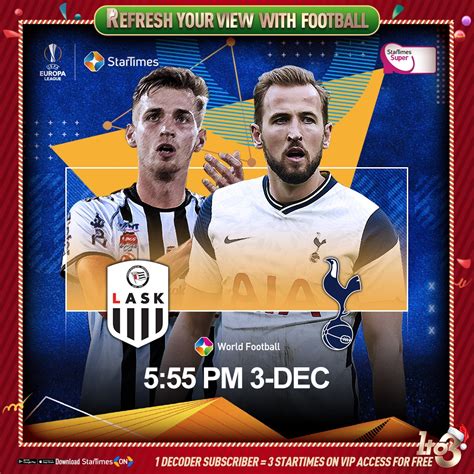 Europa league is taken seriously, by clubs who need to take it seriously. Watch UEFA Europa League on StarTimes - Spurs have some ...
