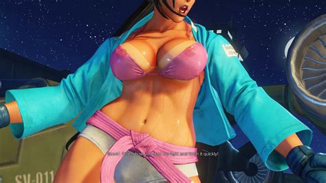 Street Fighter V Laura Vs Cammy Mod Rank Laura Battle Costume Tan Cammy Sexy Vacuum Normal