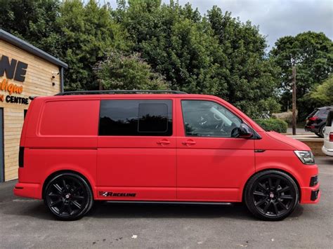 Custom Vw T6 Transporter Vehicle Wraps Raceline Sports Vans Car