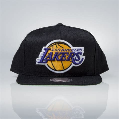 Gear up in los angeles lakers apparel, jerseys, hats, accessories and more. Mitchell & Ness cap snapback Los Angeles Lakers black Wool ...