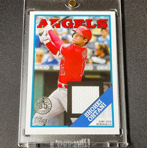 Yahooオークション 最新 2023 Topps Series 1 大谷翔平 実使用ジャ