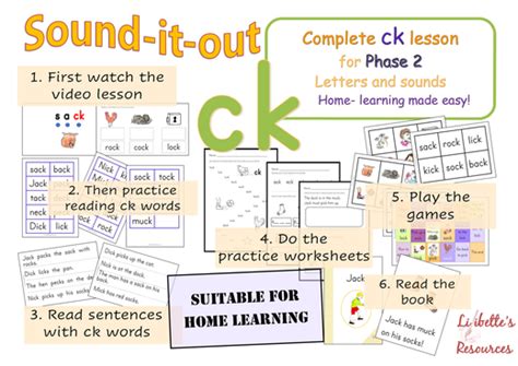 Ck Phonics Worksheets Sound It Out Phonics