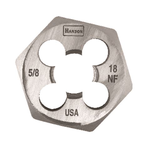 Irwin Hanson High Carbon Steel Sae Hexagon Die 58 In 18nf Ace Hardware