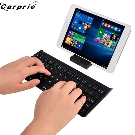 Caprpie Portable Foldable Wireless Mini Bluetooth Keyboard For Iphone