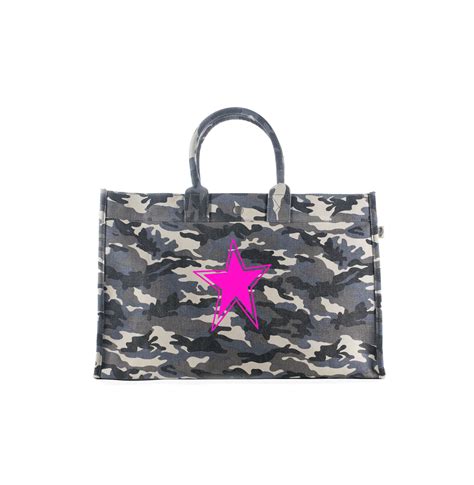 East West Bag Grey Camouflage Quilted Koala