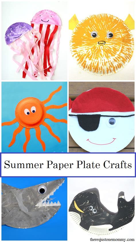 Summer Paper Plate Crafts Theres Just One Mommy