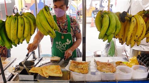 Eggs And Bananas The Most Famous Roti In Soi Convent Silom Road Bangkok Street Food Thailand