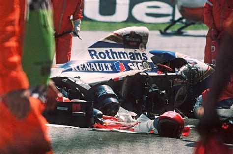 Ayrton Senna S Car After His Fatal Crash At The Imola Track 01 May 1994 [photo Credit Jean Loup