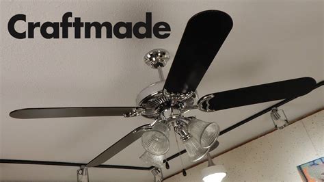 Craftmade ceiling fans have pretty much revolutionized the ceiling fan industry with the mix and match blades, motors and light kits. Craftmade Decorative Ceiling Fan | 1080p HD Remake - YouTube