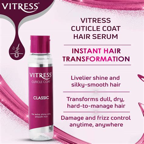 Buy Vitress Cuticle Coat Classic Hair Serum 100 Ml Online And Get Upto