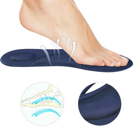 Otviap Orthotic Insoles Flat Feet Arch Support Memory Foam Insole Shoe