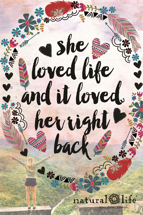 She loved life and it love her right back! | Hippie quotes ...