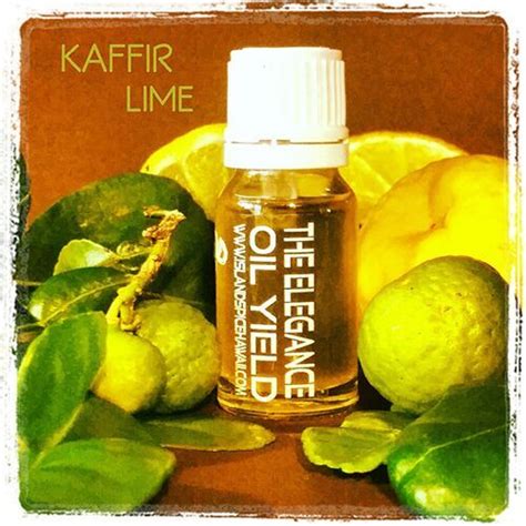 Kaffir Lime Essential Oil Island Spice Hawaii Maui Herbal Products