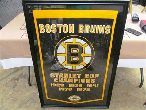 Championship Large Framed Banner Boston Bruins