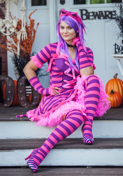 The cheshire cat is a fictional character from the novel, alice's adventures in wonderland by lewis carroll. Plus Size Sexy Striped Wonderland Cat Costume - Plus Alice ...