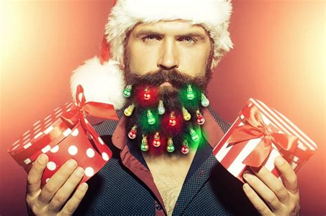 Behold The Festive Beard Decorations You Never Knew You Needed Light Up Beard Christmas