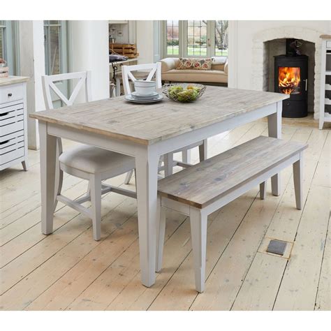 Signature Grey Painted Furniture Dining Table 4 To 8 Seater