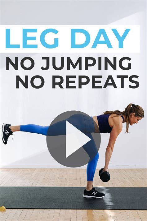 Minute Lower Body Workout No Jumping Nourish Move Love