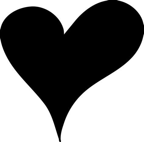 Heart Black And White Heart Clipart Black And White Outline Gclipart