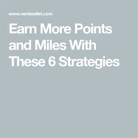 You can make diverse purchases using your card and accumulate huge meet the eligibility criteria and apply for the best air miles credit card to make your expenditures more affordable. Earn More Points and Miles With These 6 Strategies | Best credit cards, Checking account, Health ...