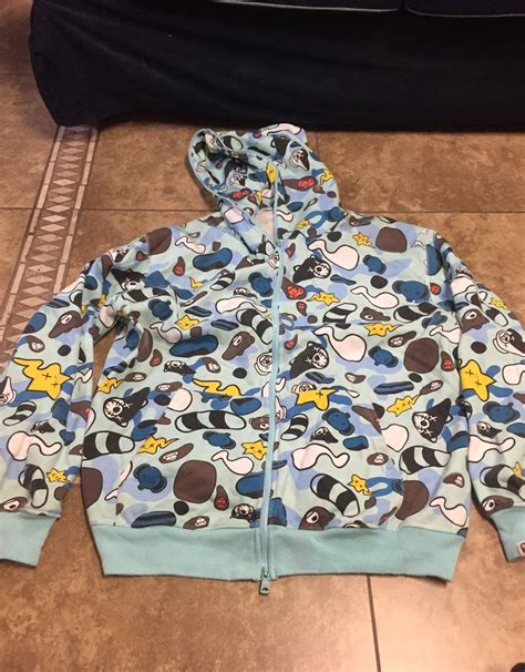 Baby Blue Bape Hoodie Outfit Img Klutz
