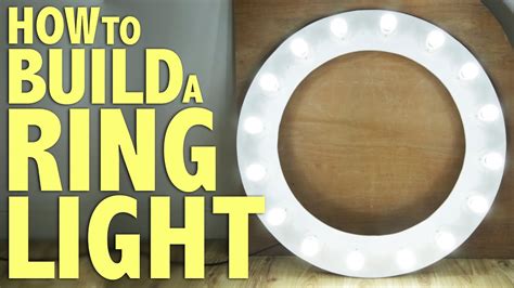Mounted 2 led strips on the bottom. How to build a Ring Light - DIY Photography Tutorial - YouTube