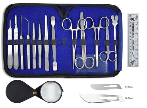 Dr Instruments Pcs Comprehensive Dissection Kit Made With Surgical Stainless Steel Ideal