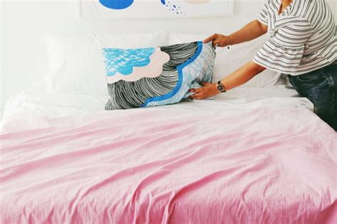 Diy Blush Pink Ombre Bed Sheets Makeful