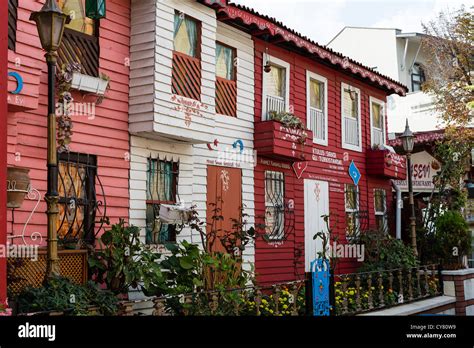 Traditional Wooden Houses In Istanbul Turkey Stock Photo Alamy