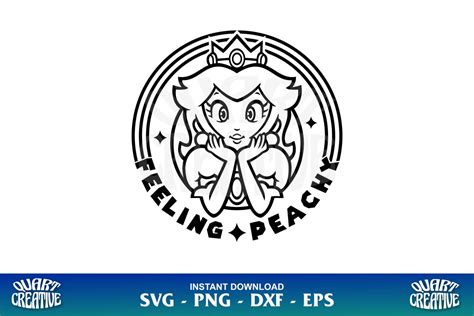 Princess Peach Silhouette