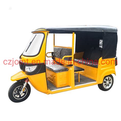 Bajaj Three Wheels Electric Tricycle Passenger Tuk Tuk For Taxi China Tricycle And Electric