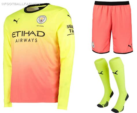 New kit with mosaic pattern unveiled. Manchester City 2019/20 PUMA Third Kit - FOOTBALL FASHION.ORG