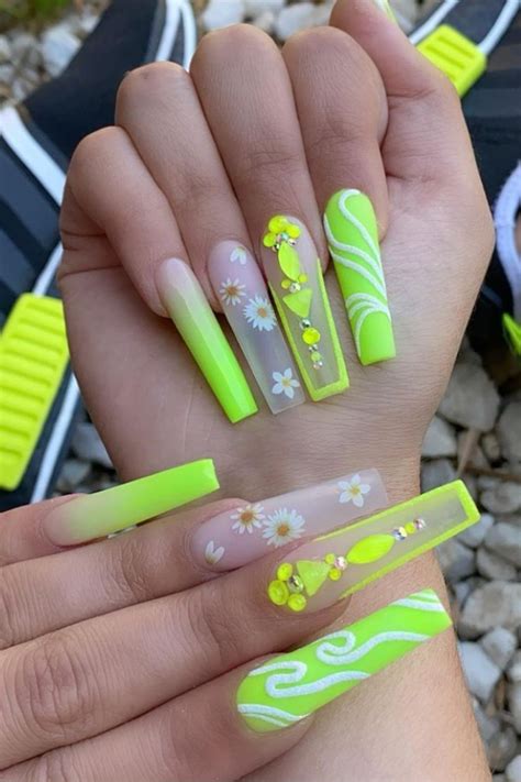 45 Stunning Coffin Nails Design Ideas For Summer Nails 2021