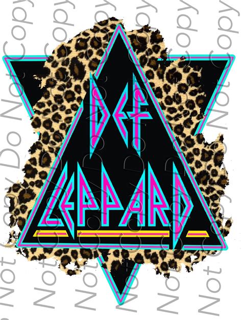 Def Leppard Png Etsy