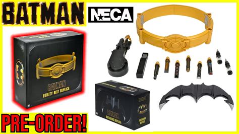 New Batman 1989 Neca Toys Utility Belt Bundle Prop Replica Revealed Pre