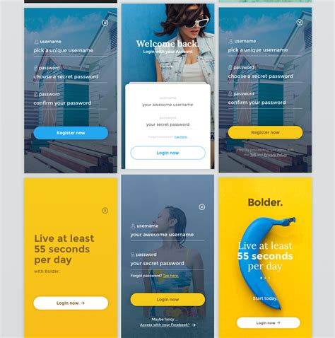 Ui And Ux Design Bolder On Behance