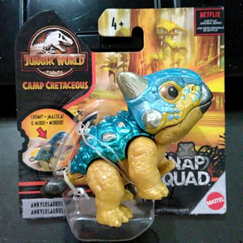 Jual Jurassic Dino Snap Squad Ankylosaurus Bumpy Mattel Sealed Shopee