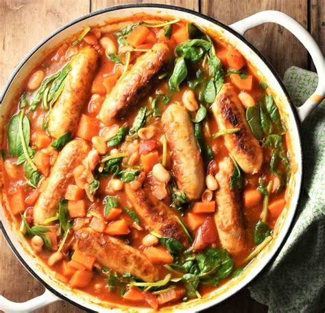 This Sausage And Bean Casserole Is A Delicious Easy To Make One Pot
